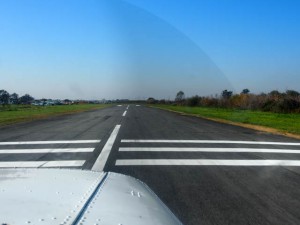 大利根飛行場 RWY25 離陸