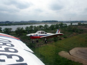 大利根飛行場 RWY07 編隊飛行離陸