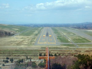 福島空港 RWY01 着陸